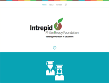 Tablet Screenshot of intrepid-philanthropy.org